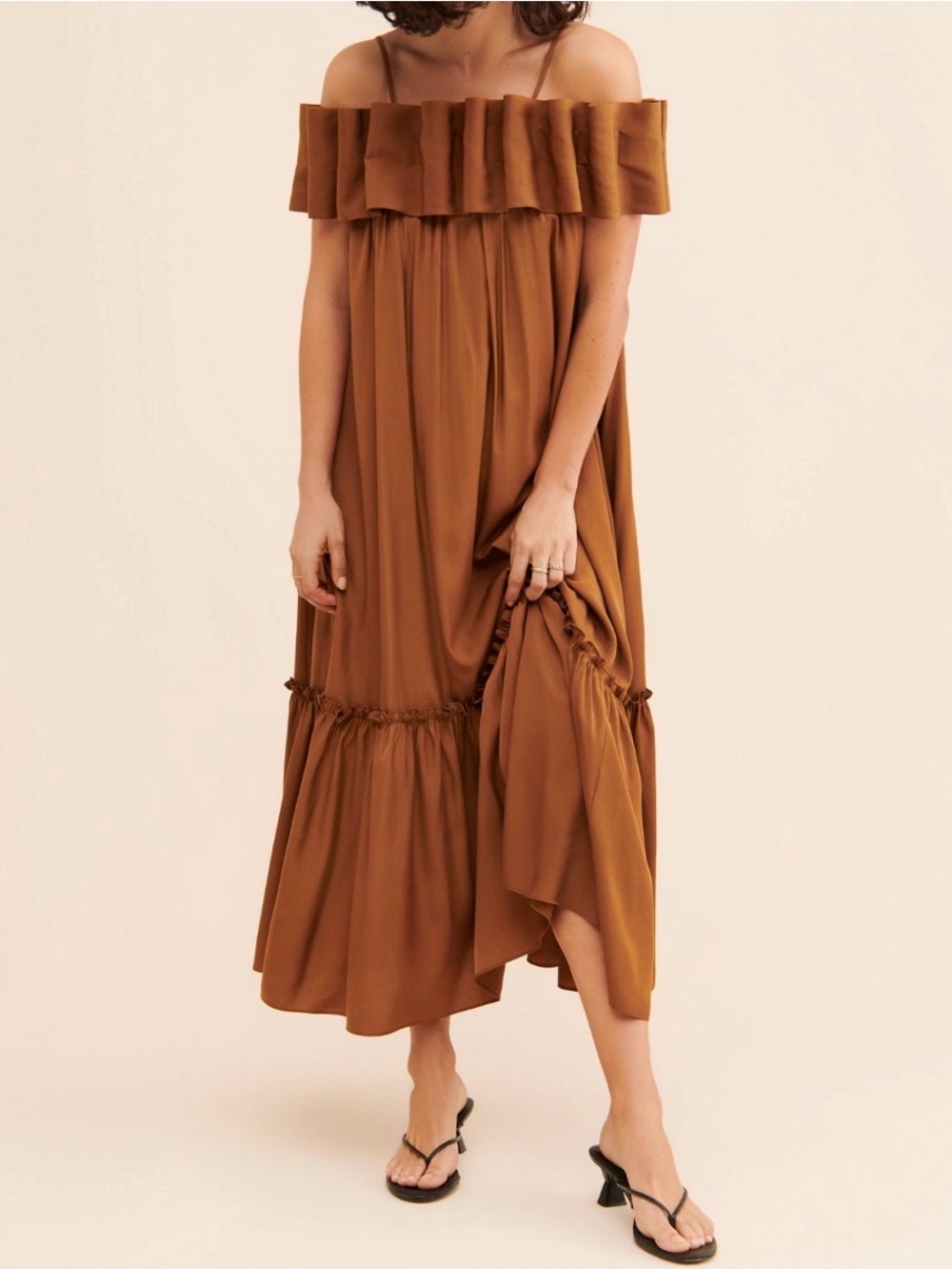 Anthropologie Mare Mare Off-the-Shoulder Dress